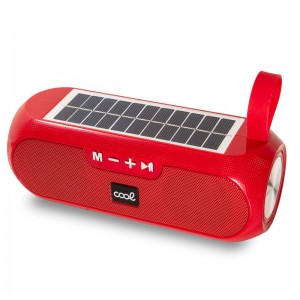 altavoz-musica-universal-bluetooth-cool-glasgow-rojo-10w-con-panel-solar