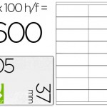 etiquetas adesivas 105x37 mm
